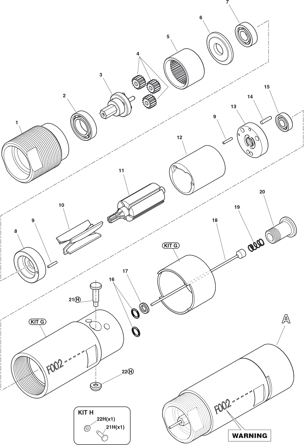 Схема деталей KJ60